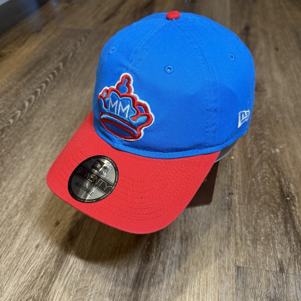 Miami Marlins Hat New Era Cap 9Twenty 2021‎ City Connect Blue Red Adjustable